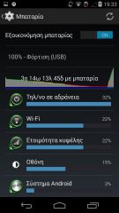 Moto G - Μενού