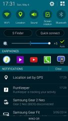 Samsung Galaxy S5 - Μενού