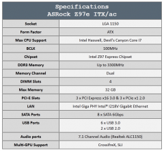 mobo specs