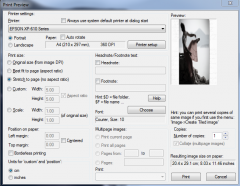 print menu