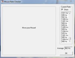 mouse rate checker