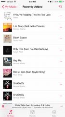 Music App για iOS 8.4