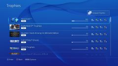 Ps4 trophies