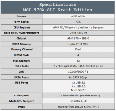 motherbaord specs