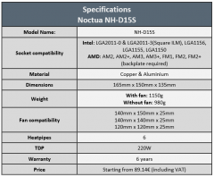 cooler specs