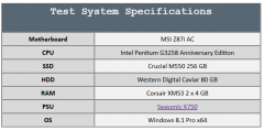system specs