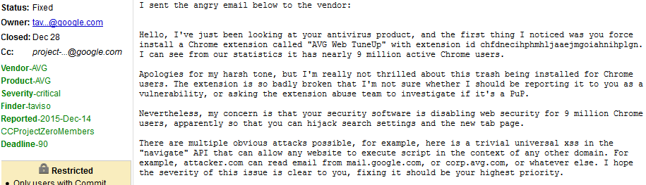 AVG Web TuneUp