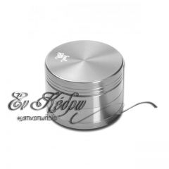 BL Al Grinder 4 part anodised silver enkedro B