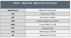 test system specs