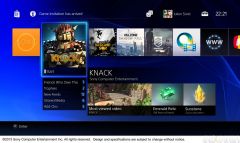 PlayStation 4 UI