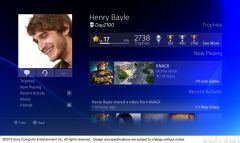 PlayStation 4 UI
