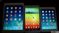 iPad Air vs G Pad 8.3 vs iPad mini