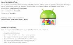 Xperia T Android 4.3