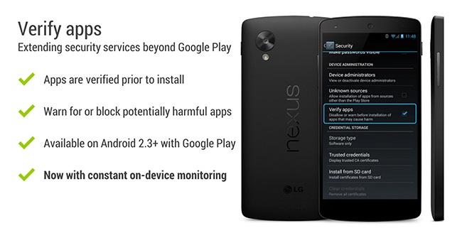 Android Verify apps. Συνεχής o έλεγχος των εφαρμογών στα κινητά για malware