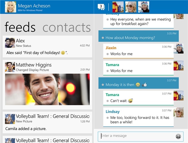 Δημόσια διαθέσιμο το BBM για τα Windows Phone