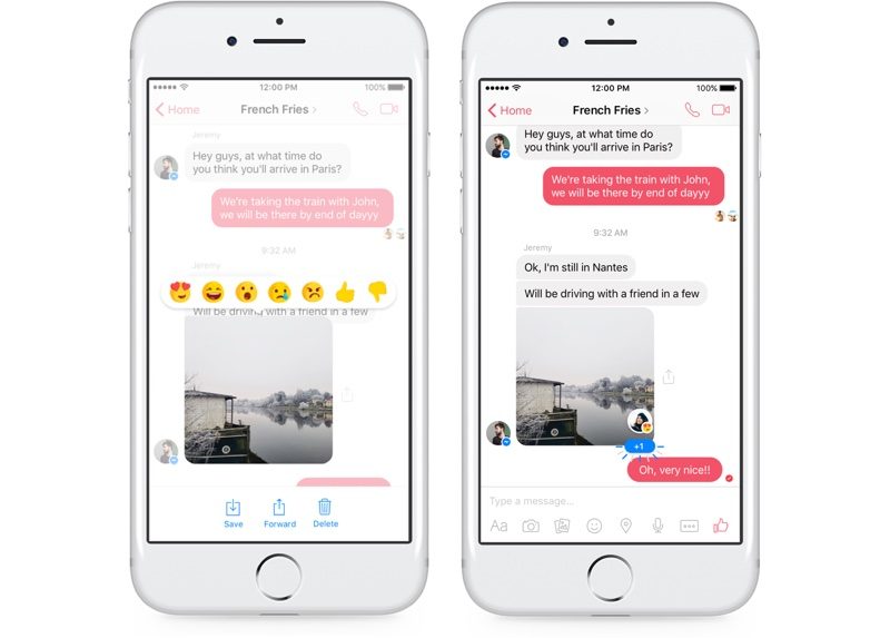 Reactions και Mentions πλέον και στο Facebook Messenger