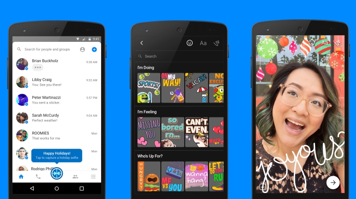 To Facebook Messenger έχει μία νέα, ταχύτερη κάμερα με ειδικά εφέ