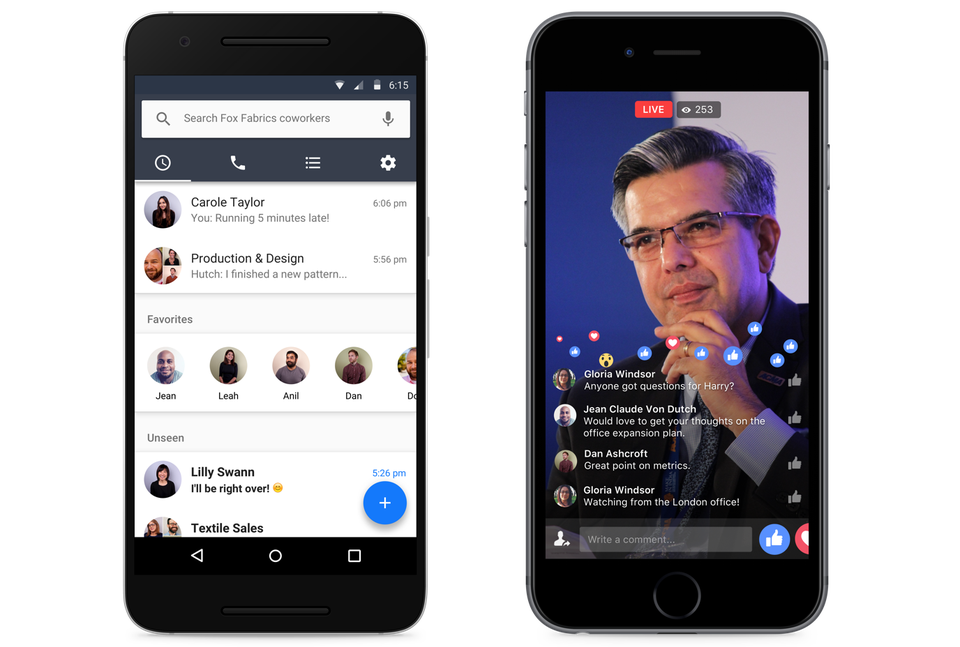 Το Facebook Workplace θέλει να γίνει η εναλλακτική στο Slack και το Yammer