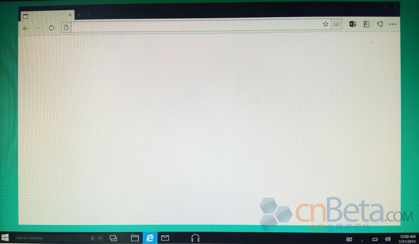Διέρρευσε screenshot με τον Spartan browser της Microsoft και την νέα taskbar των Windows 10