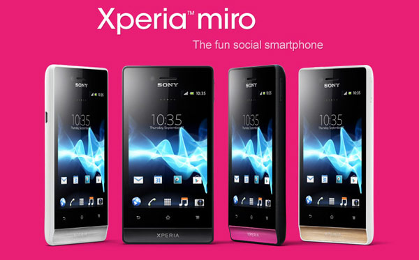 Η Sony παρουσιάζει τα Xperia Miro και Tipo με υποδοχή για 2 κάρτες sim