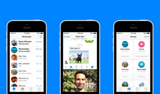 Facebook Messenger 5.0 με έμφαση στην πιο γρήγορη αποστολή φωτογραφιών και βίντεο