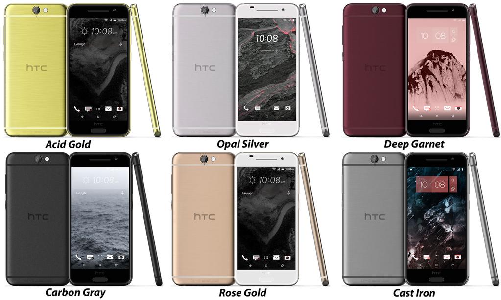 Σε έξι χρώματα θα κυκλοφορήσει το HTC One A9 (Aero) και με mid-range χαρακτηριστικά