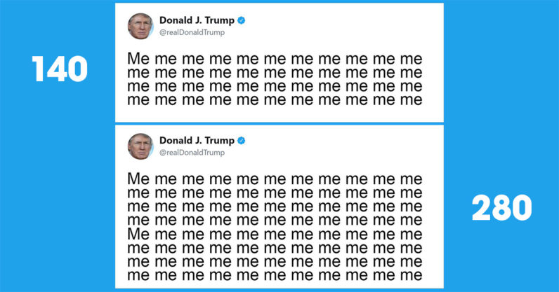 Το Twitter πειραματίζεται με tweets των 280 χαρακτήρων