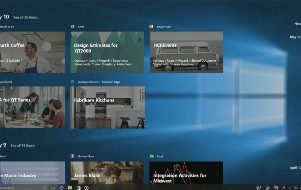 Το Windows 10 Timeline δεν θα συμπεριλαμβάνεται στο Fall Creators Update