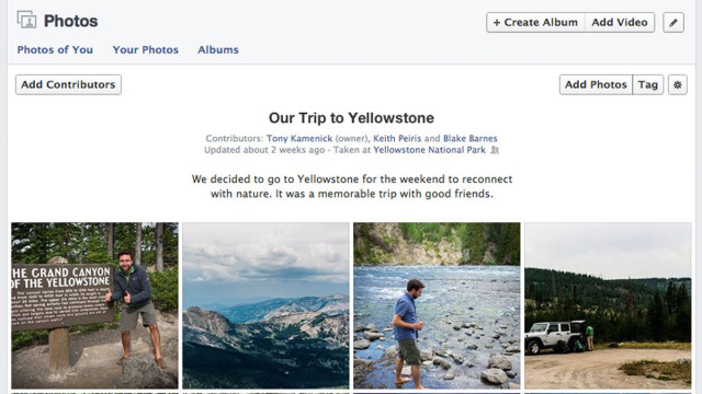 Facebook: Ανέβασμα φωτογραφιών πολλαπλών χρηστών σε ένα κοινό άλμπουμ