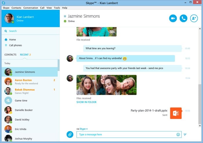 Πλήρης ανασχεδιασμός του Skype για Windows και Mac