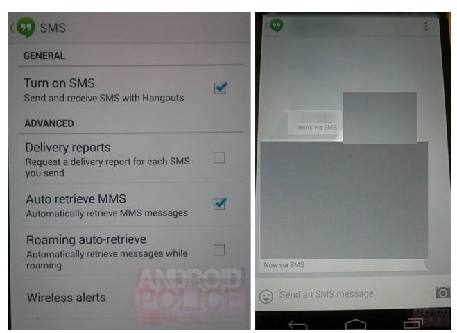 Η υποστήριξη SMS έρχεται σύντομα στο Google Hangouts