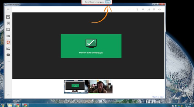Έλεγχος απομακρυσμένου υπολογιστή μέσω Google Hangouts