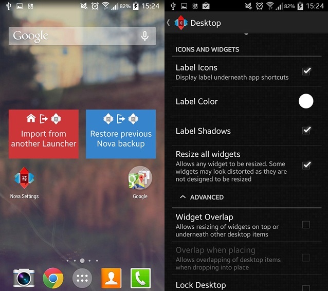 Νέα αναβάθμιση για τον Nova Launcher