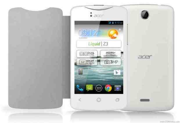 Acer Liquid Z3 με διπύρηνο επεξεργαστή, 3.5' ιντσών οθόνη και κόστος €99