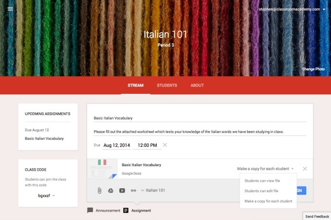 Η Google διαθέτει ευρέως το Classroom σε όλους τους εκπαιδευτικούς