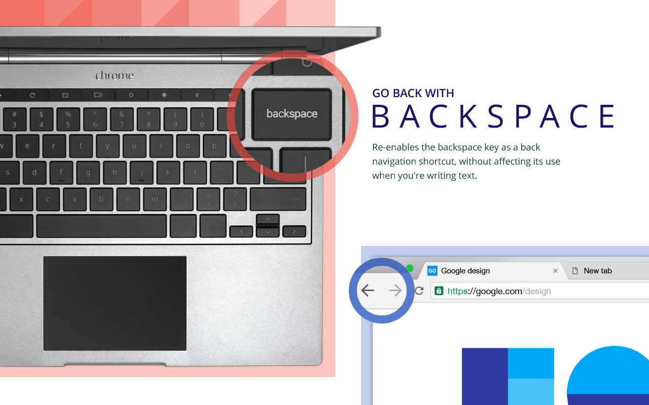 Η Google δίνει και πάλι πίσω στο backspace πλήκτρο την κλασική του λειτουργία για τον Chrome browser