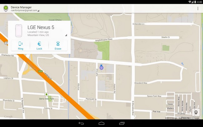Android Device Manager πλέον και στο Play Store