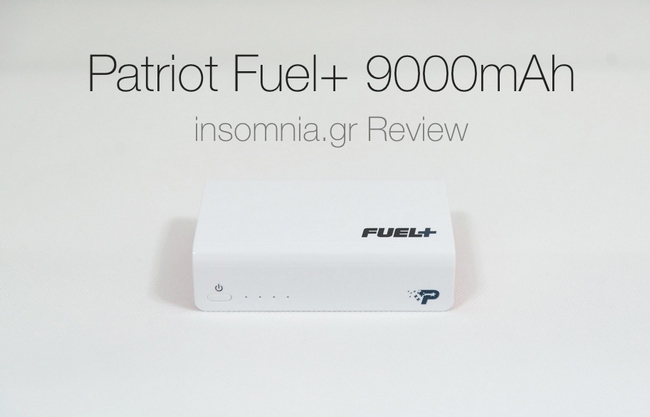 Παρουσίαση Patriot Fuel+ 9000mah