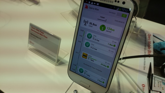 To Opera Max για Android μειώνει τον όγκο των δεδομένων ανεξαρτήτως εφαρμογής