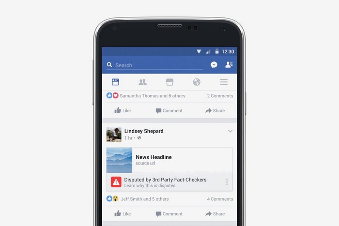 Ετικέτα «Υπό αμφισβήτηση» από το Facebook στις ΗΠΑ για τις ανακριβείς ειδήσεις