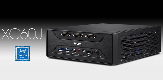 H Shuttle αποκάλυψε το XC60J με Intel Celeron SoC (Apollo Lake)