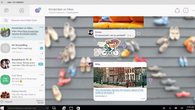 Περισσότερες πληροφορίες για "Το Viber διαθέσιμο για όλες τις Windows 10 συσκευές"