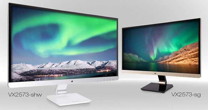 Η ViewSonic ανακοίνωσε τις οθόνες VX2573-shw και VX2573-sg στις 25 ίντσες
