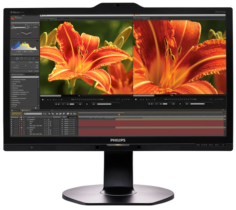 Philips 241P6VPJKEB: “4K” UHD monitor στις 23,8 ίντσες