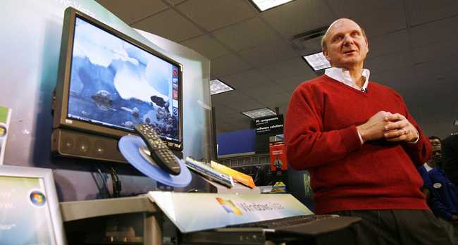 Ο Steve Ballmer μετανιώνει για τα Windows Vista