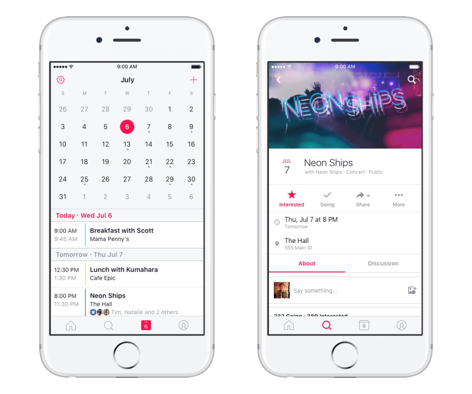 Το Facebook Events έχει τώρα το δικό του mobile app