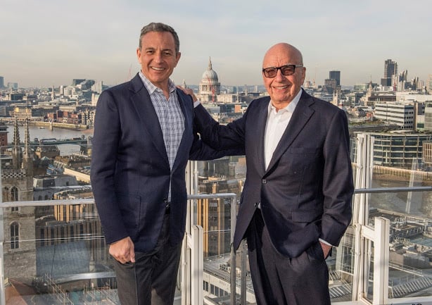 H Disney εξαγόρασε την 21st Century Fox του Rupert Murdoch έναντι $66,1 δισεκατομμυρίων
