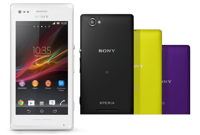 Sony Xperia M με 4' ιντσών οθόνη, διπύρηνο επεξεργαστή και 5mp κάμερα