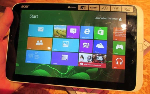 Acer Iconia W3: Το πρώτο Windows 8 tablet με οθόνη 8.1 ιντσών (video)