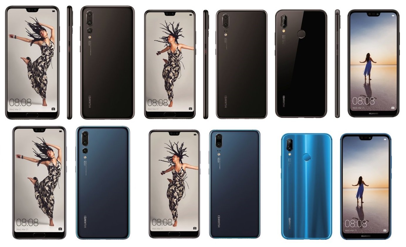 Αυτά είναι τα P20 Pro, P20 και P20 Lite της Huawei